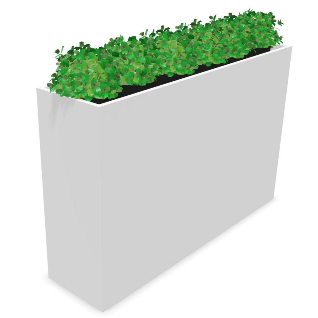 planter 1600 x 910 x 400 (hxwxd) standing, white