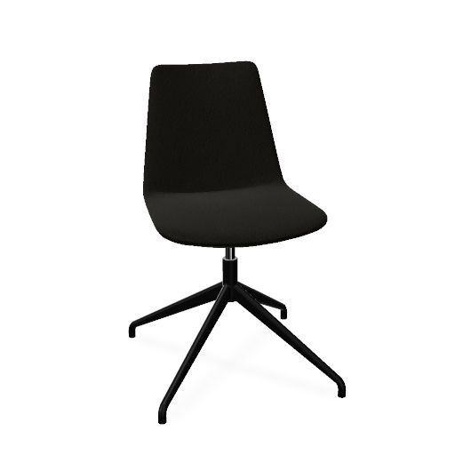 Lyon Chair Swivel (Range: 78 - Mistral | Colour: 502 | Priceclass: Fabric range 1 | Frame colour: Black)
