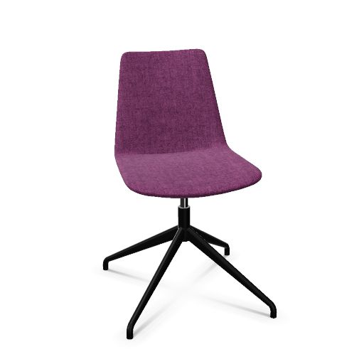 Lyon Chair Swivel (Range: 88 - Harmony | Colour: 702 | Priceclass: Fabric range 1 | Frame colour: Black)