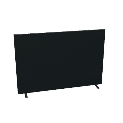 myscreen 120h x 180b cm (Model: Vaste voet | Akoestische vulling: Akoestische vulling | Framekleur : Zwart | Stoffering : 88 - Harmony | Stof Kleur: 800 | Prijsklasse: Stofgroep 1)