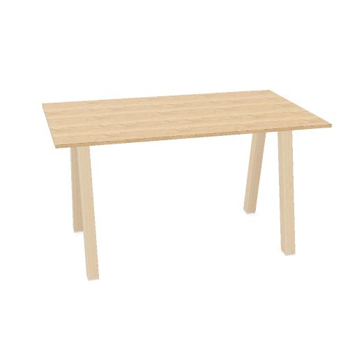 Hybrid table high 200cm (Worktop Width: 120 cm | Worktop Colour: Bardolino oak | Leg Colour: Hollands Essen)