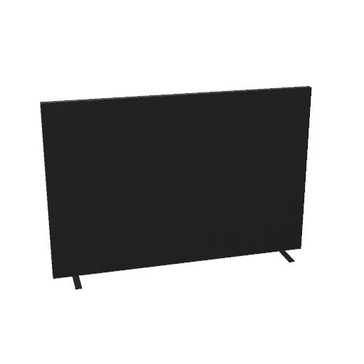 myscreen 120 x 180 cm (Model: Vaste voet | Akoestische vulling: Akoestische vulling | Framekleur : Zwart | Stoffering : 88 - Harmony | Stof Kleur: 801 | Prijsklasse: Stofgroep 1)