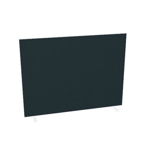 myscreen 120 x 160 cm (Model: Vaste voet | Akoestische vulling: Akoestische vulling | Framekleur : Wit | Stoffering : 75 - Rhapsody | Stof Kleur: 607 | Prijsklasse: Stofgroep 1)