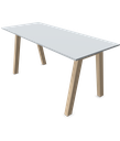 Hybrid meeting table high
