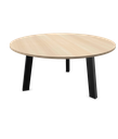 Hybrid meeting table round