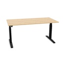 Matrix Pro 160x80cm (single desk) (Top color: N - Bardolino Oak | Leg Colour: 1 - Black)