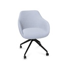 Rome Rome Chair 
Swivel wheels (Range: 4 - Harmony | Colour: 600 | Priceclass: Fabric range 1 | Frame colour: Black)
