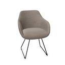 Rome Chair Sledbase (Range: 9 - Rhapsody | Colour: 100 | Priceclass: Fabric range 1 | Frame colour: Black)