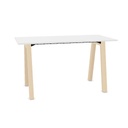 Hybrid Hybrid table high 200cm (Worktop Width: 100 cm | Worktop Colour: White | Leg Colour: Hollands Essen)