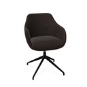Rome Chair Swivel (Range: 4 - Harmony | Colour: 104 | Priceclass: Fabric range 1 | Frame colour: Black)