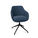 Rome Chair Swivel (Range: 4 - Harmony | Colour: 602 | Priceclass: Fabric range 1 | Frame colour: Black)