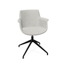 York Chair Swivel (Range: 9 - Rhapsody | Colour: 807 | Priceclass: Fabric range 1 | Frame colour: Black)
