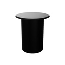 Drage Ø48x52h Low Table (Table Top Color: Black RAL 9005 | Base Color: Black RAL 9005 | Dimension: W/H/D (mm): 480 / 520 / 480 | Country: Metric)