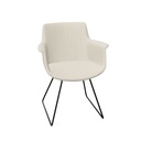 York Chair 
Sledbase (Range: 12 - Era | Colour: 01 CSE01 Futurist | Priceclass: Fabric range 1 | Frame colour: Black)