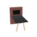 Screenshare Table (Leg Colour: Hollands Essen | Decor Colour: Zwart | Manufacturer: Markant | Range: Rhapsody | Material Colour: 200 | Priceclass: Stofgroep 1)