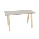 Hybrid tafel Hoog 200cm (Werkblad breedte: 100 cm | Werkblad kleur: Ril Eiken | Pootkleur : Hollands Essen)